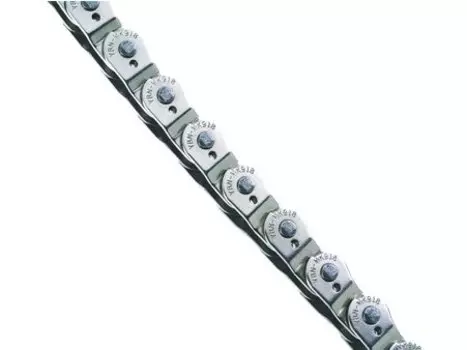 Велосипедная цепь YBN MK918, 1скорость, 1/2"X1/8"X116, высокопрочные пины, хром