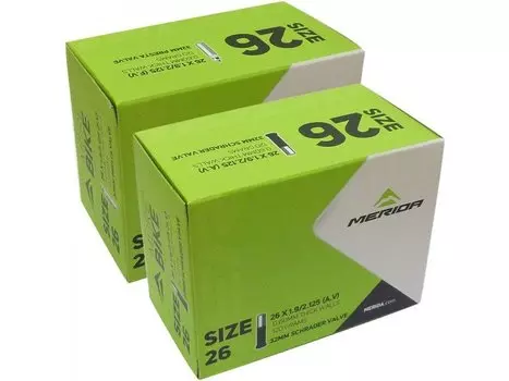Велосипедная камера Merida, 26x1.90/2.125, авто ниппель 32L, (0.6), черная, 2024008008