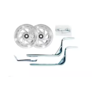 Приставные колеса Vinca Sport, 12"-20", ABEC7, сталь/PU, с подсветкой, красный, HRS 04 red