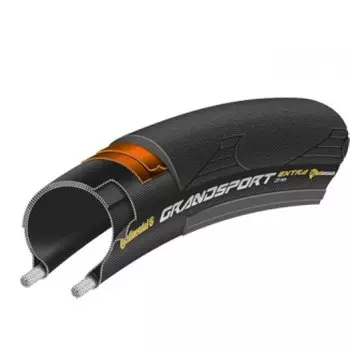 Велосипедная покрышка Continental Grand Sport Extra, 700 x 25C, чёрная, борт-кевлар