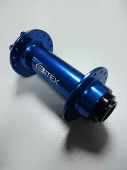 Велосипедная втулка для фэтбайка Bitex, передняя, синий, FB-MTF20-150Blue