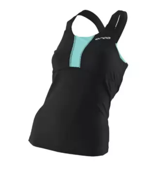 Веломайка для триатлона Orca Core Support Singlet женский, цвет: черно-голубой, AVC9 (Размер: XL)