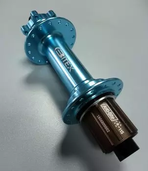 Велосипедная втулка для фэтбайка Bitex, задняя, под кассету, FB-MTR12-190LBlue_ShimAL