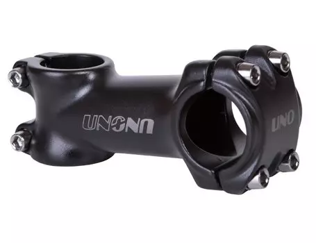 Вынос руля велосипедный UNO, 1 1/8" x 60 мм х 25,4 мм х 7°, высота 41 мм, чёрный, AS-601