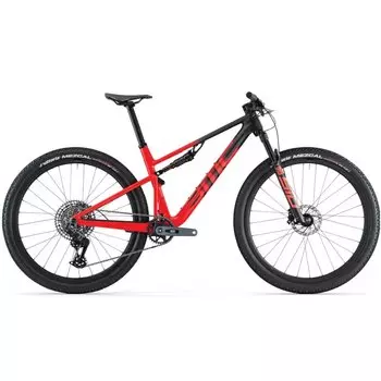 Велосипед двухподвесный MTB BMC Fourstroke 01 Two GX AXS Eagle, 1x12, 29", 2024, FS01Two (Размер: M, Рост: 160-170 см, Цвет: Carbon/Red/Red)