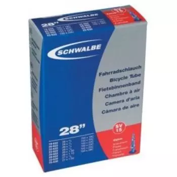Велокамера Schwalbe SV15 extra long, 28"(700С)/27"x0.75-1.10, 18/23-622/630, Presta 60mm, 10427163.01