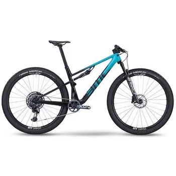 Велосипед MTB BMC Fourstroke 01 ONE X01 Eagle AXS, 29", Tturquoise/Black/Carbon, 2023, FS01One (Размер: M (170-180 см), Цвет: Tturquoise/Black/Carbon)