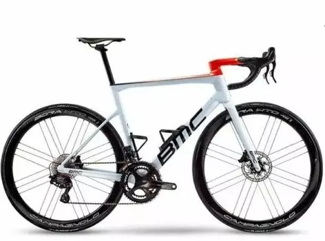 Велосипед шоссейный BMC Teammachine SLR 01 THREE Ultegra Di2 Disc Miсhe SWR 50, 2023, SLR01THREELESRM2 (Размер: 54 (рост:172-180) Цвет: Серый/белый/красный)