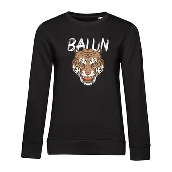 Стандартное восточное время свитер 2013 года тигровый свитер Ballin, черный