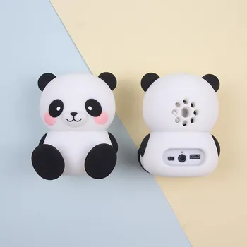 Очаровательный мультяшный мини-динамик Bluetooth и держатель для телефона Bear Stand