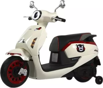 Детский электромотоцикл RiverToys Z555ZZ бежевый