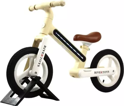 Детский беговел RiverToys (HB-002) (бежевый)