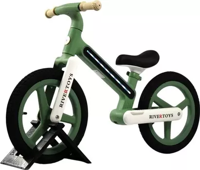 Детский беговел RiverToys (HB-003) (зеленый)