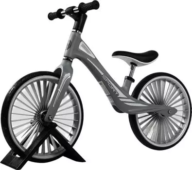 Детский беговел RiverToys (HB-007-14) (серый)