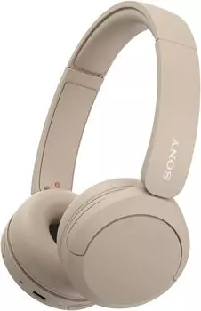 Беспроводные наушники с микрофоном Sony WH-CH520 Beige