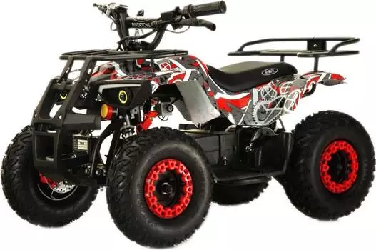 Детский электроквадроцикл RiverToys TIKI LUX красный Special