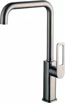 Смеситель IDDIS Slide SLIGM00i05 для кухонной мойки, графитовый