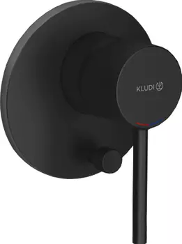 Смеситель Kludi Bozz 387163976 для ванны с душем, черный матовый