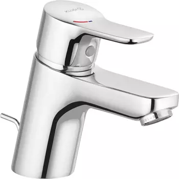 Смеситель Kludi Pure&Easy 372890565 для раковины, с донным клапаном