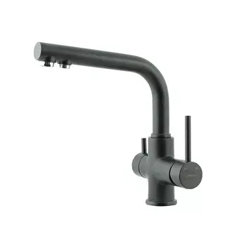 Смеситель Lemark Comfort LM3061PAN для кухонной мойки, антрацит