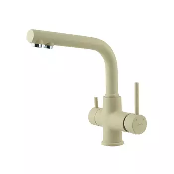 Смеситель Lemark Comfort LM3061PBG для кухонной мойки бежевый