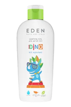 Шампунь-гель для детей EDEN Dino Все идеально 2в1, 250мл