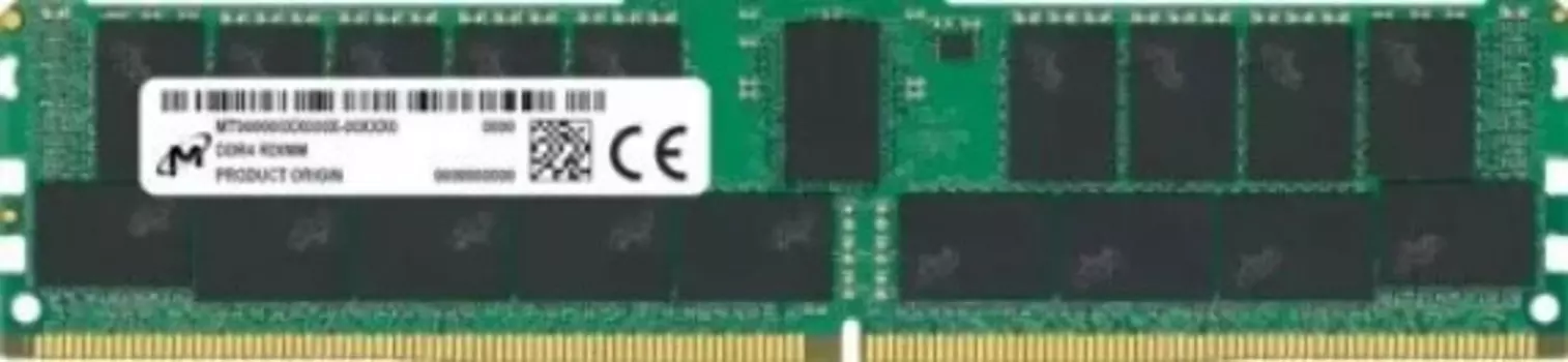 Модуль памяти DDR4 64GB Micron MTA36ASF8G72PZ-3G2E1 PC4-25600 3200MHz CL22 1.2V ECC Reg