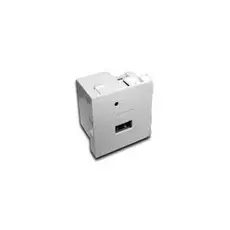 Модуль Lanmaster LAN-EZ45x45-1U/R2-WH для USB-зарядки, 1 порт, 45x45, белый