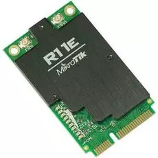 Модуль Mikrotik R11e-2HnD беспроводная miniPCI-e карта стандарта 802.11 b/g/n 2x2MIMO, работающая на частоте 2,4 ГГц, с выходной мощностью 800 МВт.