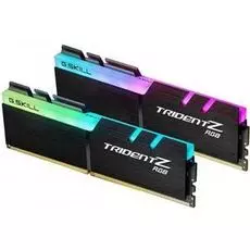Модуль памяти DDR4 32GB (2*16GB) G.Skill F4-3200C16D-32GTZR Trident Z RGB PC4-25600 3200MHz CL16 XMP Радиатор 1.35V