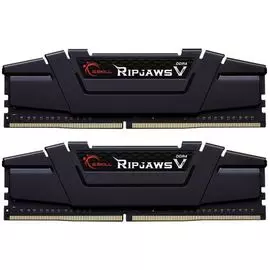 Модуль памяти DDR4 32GB (2*16GB) G.Skill F4-3600C14D-32GVK Ripjaws V 3600MHz CL14 радиатор RGB led 1.45V classic black