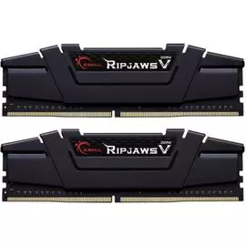 Модуль памяти DDR4 32GB (2*16GB) G.Skill F4-3600C14D-32GVKA Ripjaws V PC4-28800 3600MHz CL14 радиатор black 1.45V