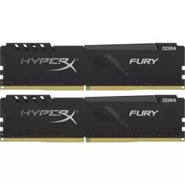 Модуль памяти DDR4 32GB (2*16GB) HyperX HX430C16FB4K2/32 Fury black 3000MHz CL16 1.35V 1R 16Gbit