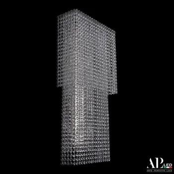 Бра хрусталь светодиодное APL LED Sicilia SH500.B3.35-70.A.Ni.4000