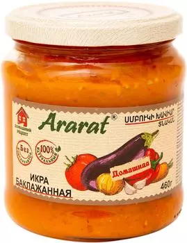 Икра Ararat Баклажанная домашняя 460г. Закажите онлайн!