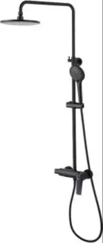 Душевая система Lemark Bronx LM3760BL черный