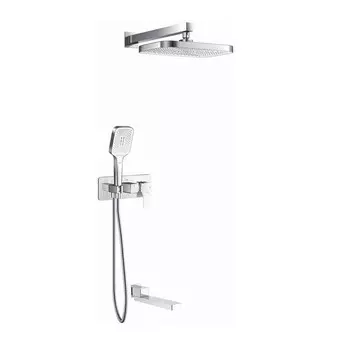 Душевая система Rose R1035 хром