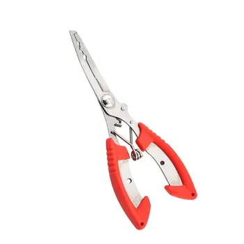 Stainless Steel Fishing Line Cutter Small Fishing Hook Remover Small Fishing Pliers Scissors Comfortable Grip Pliers зелёный