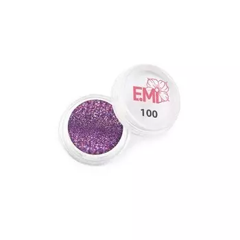 Набор, EMI, Голографическая пыль №100, 3 шт.