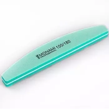 Набор, Monami Professional, Баф «Лодочка», 100/180, зеленый, 3 шт.