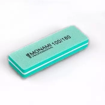 Набор, Monami Professional, Баф прямоугольный мини, 100/180, зеленый, 5 шт.