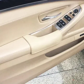 Чехол на подлокотник из натуральной кожи для BMW X5 E70 07-13, левая сторона водителя, крышка панели подлокотника, только для левого рулевого управления чёрный
