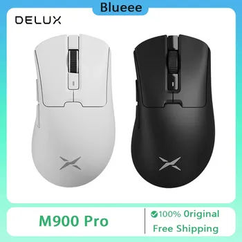 Мышь Компьютерная Delux M900PRO беспроводная эргономичная, 8K, 63 ГБ