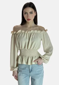 Блуза Elara, бежевый