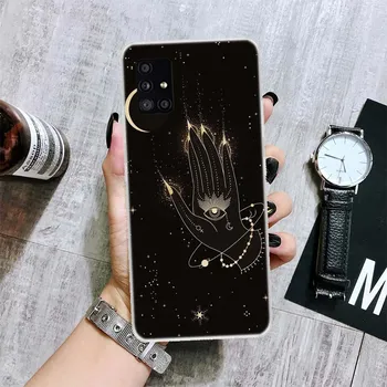 Чехол для телефона Moon Mystery Totem Witche для Samsung Galaxy A12 A22 A32 A42 A52 A72 A51 A71 5G A41 A31 A21 A02S M12 M21 M31 M30S Samsung A12 5G