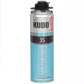 Пена монтажная KUDO, Home 35, профессиональная, 35 л, 650 мл, всесезонная, KUPHP06U35