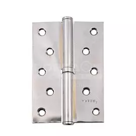 Петля врезная для деревянных дверей, Apecs, 120х80х3 мм, левая, B-Steel-CRL, 13717, с подшипником, хром