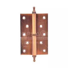Петля врезная для деревянных дверей, Apecs, 120х80х3 мм, правая, F-B-Steel-AC-R, 13699, с подшипником, медь