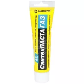Паста уплотнительная для газа, 65 г, СантехКреп, СантехПаста, туба, 2.2.6