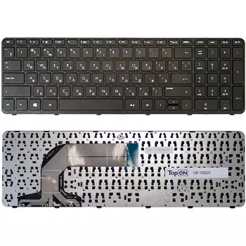 Клавиатура для ноутбука HP Pavilion 17 Series. Черная, с рамкой. (TOP-100025)